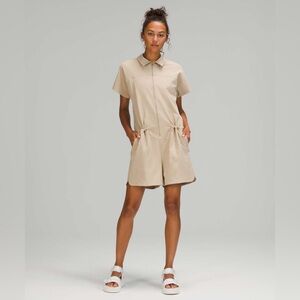 Lululemon Stretch Rib Pocketed Romper in trench